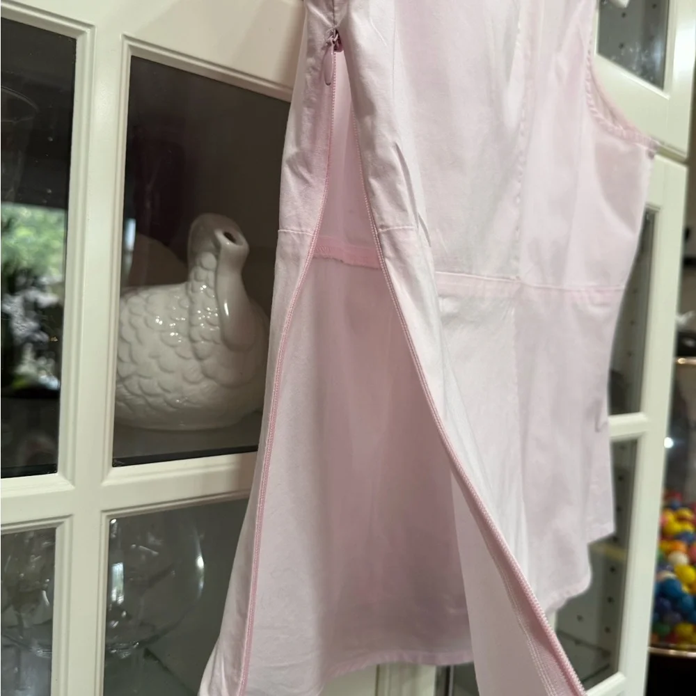 Banana Republic Pink Sleeveless Collared Women's Top - Picture 3 of 4